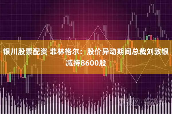 银川股票配资 菲林格尔：股价异动期间总裁刘敦银减持8600股